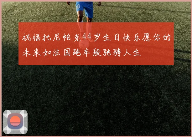 祝福托尼帕克44岁生日快乐愿你的未来如法国跑车般驰骋人生